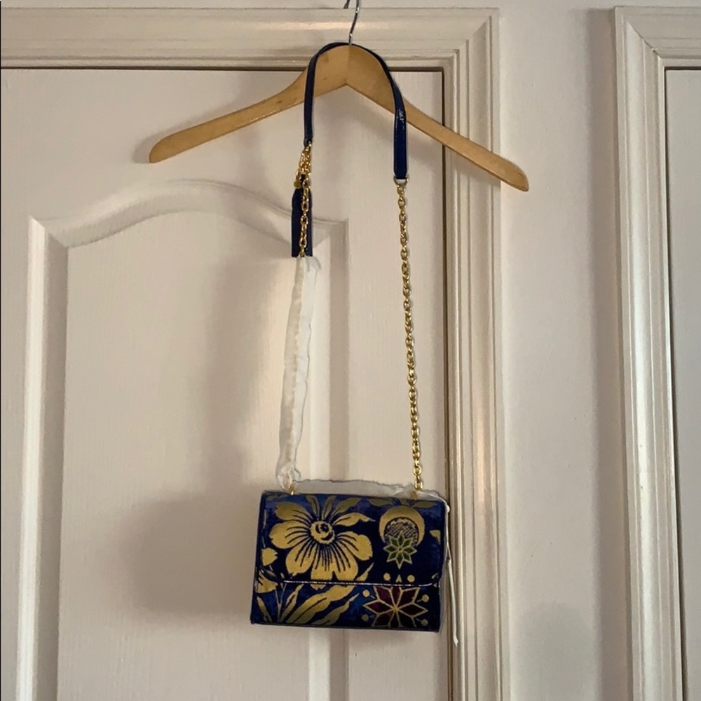 Tory Burch cosmic floral small shoulder bag